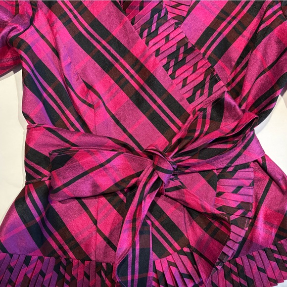 Satin Wrap Top - Picture 11 of 11